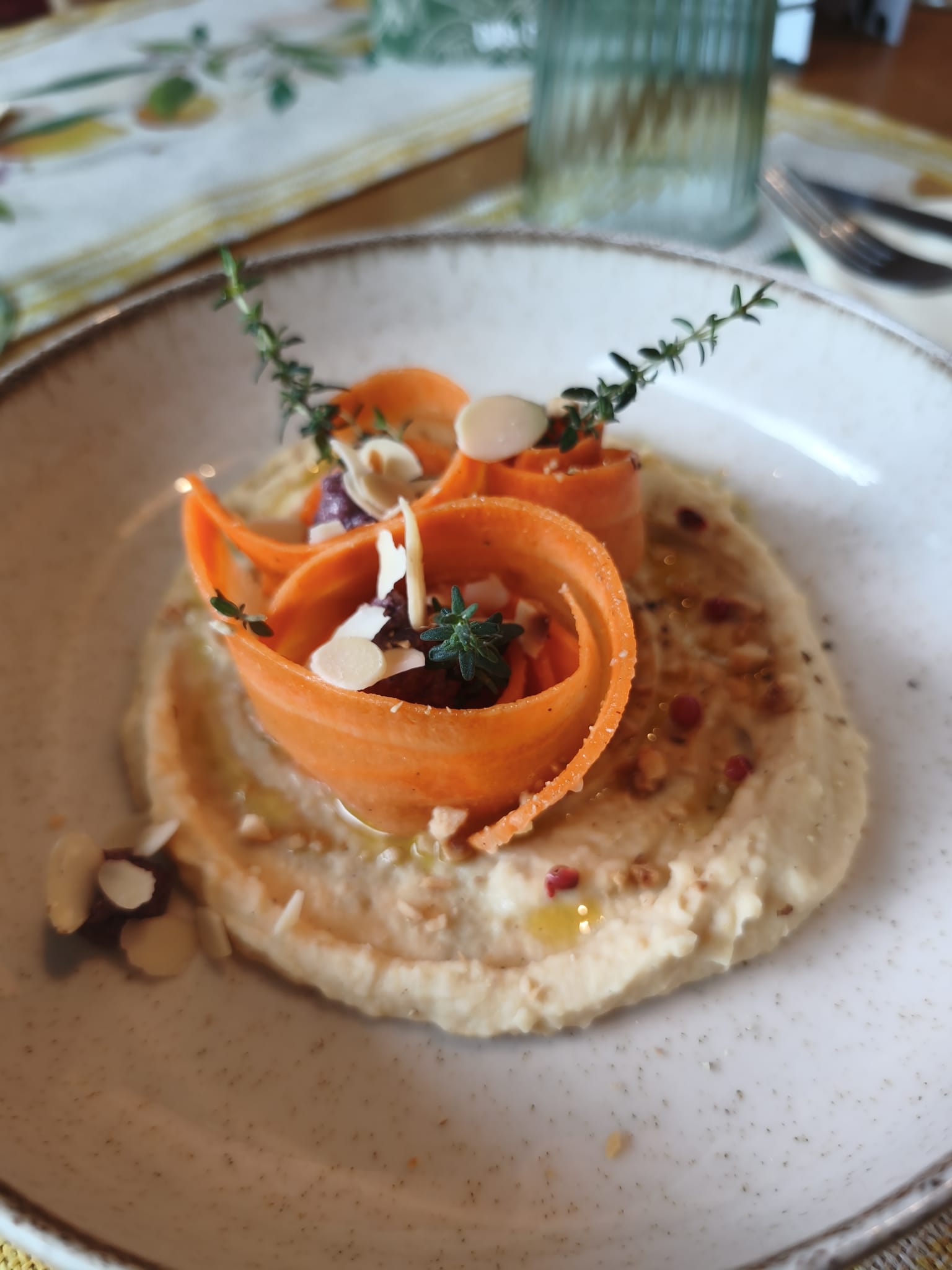 A colourful seasonal dish at Piano & Sano