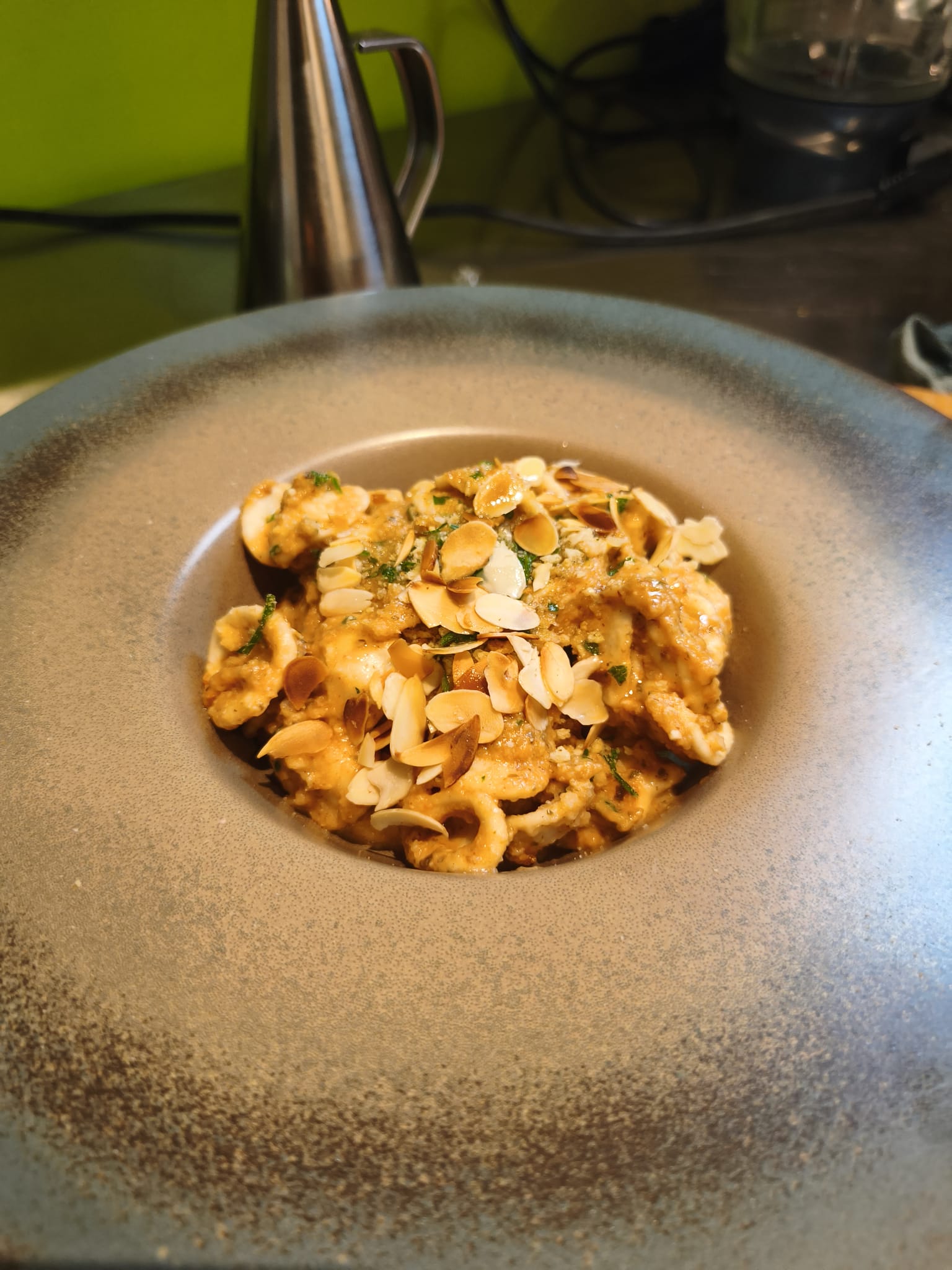 A pasta dish at Piano & Sano